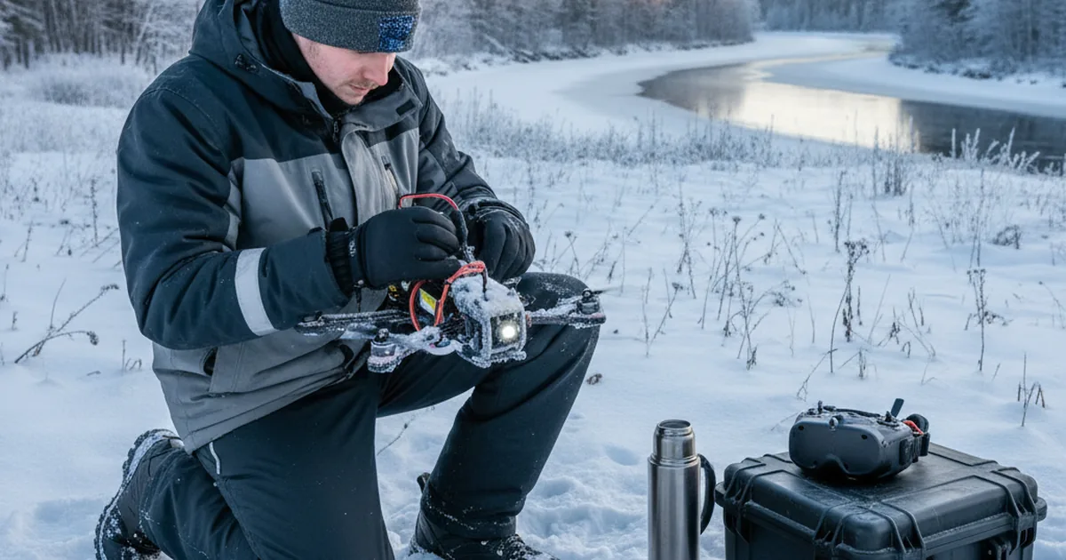 FPV Winterflugvorbereitung: So bleibt Ihre Drohne auch bei Kälte flugbereit